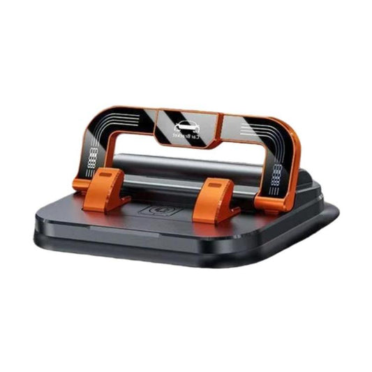 Soporte para teléfono de coche L511 2 en 1 con placa de matrícula y soporte de navegación para consola central antivibración