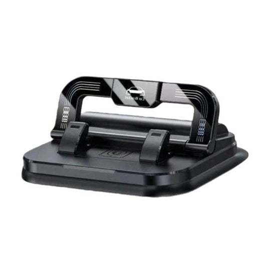 Soporte para teléfono de coche L511 2 en 1 con placa de matrícula y soporte de navegación para consola central antivibración