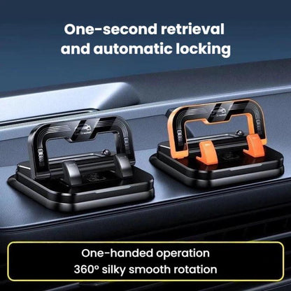 L511 2 In 1 Car Phone Holder With Number Plate Anti-Shake Center Console Navigation Mount