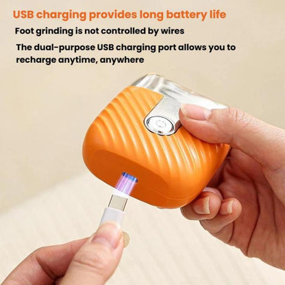 Fully Automatic Electric Foot File Rechargeable Home Callus & Dead Skin Remover Portable Foot Scrubber
