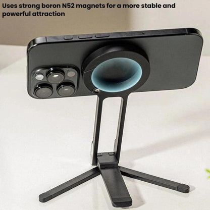 Carabiner Magnetic Aluminum Alloy Phone Holder Portable Photography Tripod
