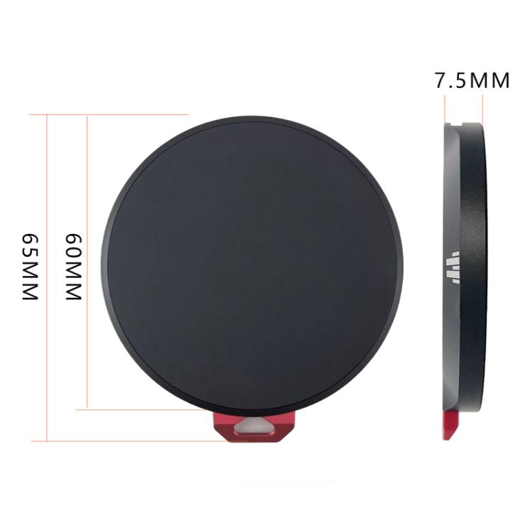Magnetic Phone Mount Base Cold Shoe Tripod Aluminum Alloy Photography Selfie Stick 1/4 inch Arca-Style Mounting Base Suction Cup, Base