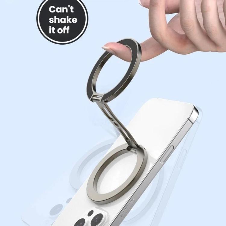 Fully Foldable Multi-Function Dual Magnetic Phone Metal Stand