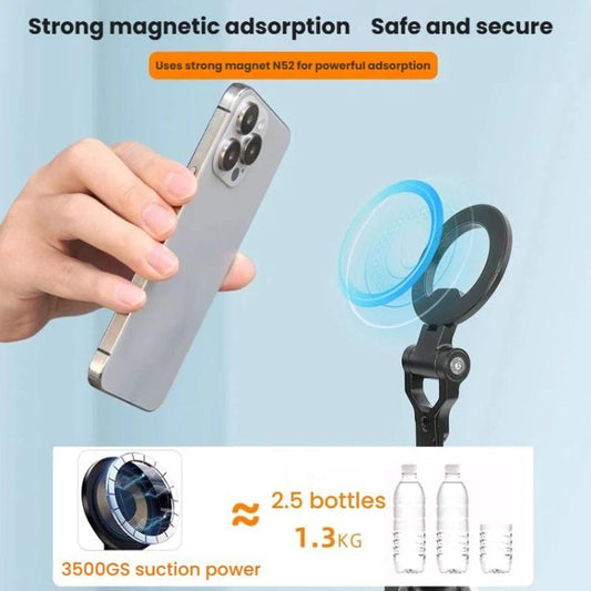 Cold Shoe Magnetic Folding Phone Holder Camera Horizontal Vertical Shooting Live Streaming Photography Stand, Holder
