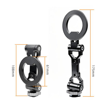 Cold Shoe Magnetic Folding Phone Holder Camera Horizontal Vertical Shooting Live Streaming Photography Stand, Holder