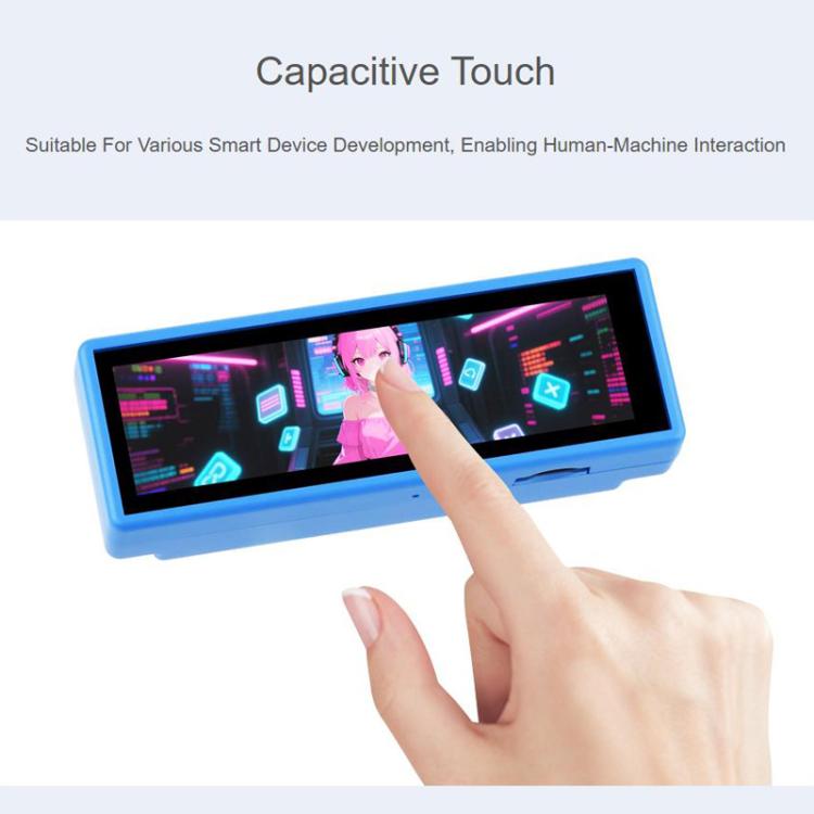 Carte de développement WAVESHARE ESP32-S3 équipée d'un écran tactile capacitif IPS de 3,49 pouces, modèle A avec batterie, modèle A sans batterie
