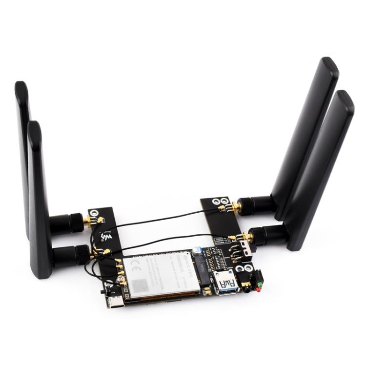 Module WAVESHARE 5G / 4G / 3G, inclut le module RM520N-GL, prend en charge le réseau 5G NSA et SA, le positionnement GNSS, 32256