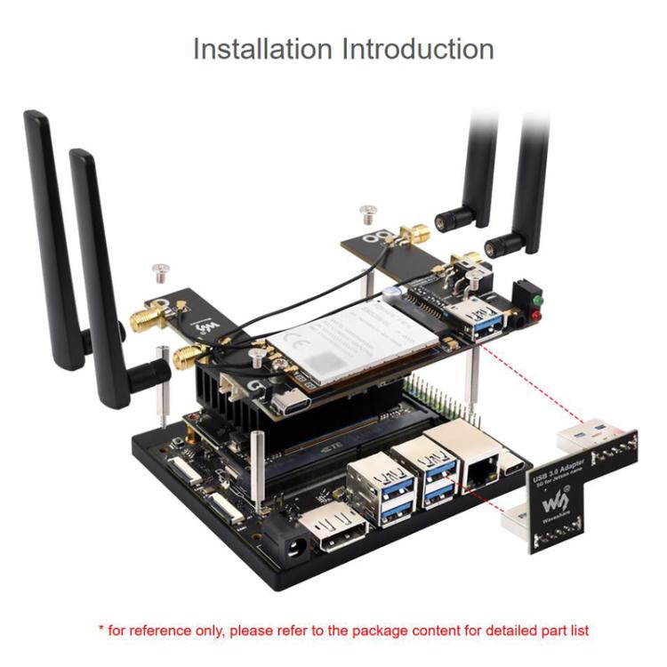 Module WAVESHARE 5G / 4G / 3G, inclut le module RM520N-GL, prend en charge le réseau 5G NSA et SA, le positionnement GNSS, 32256
