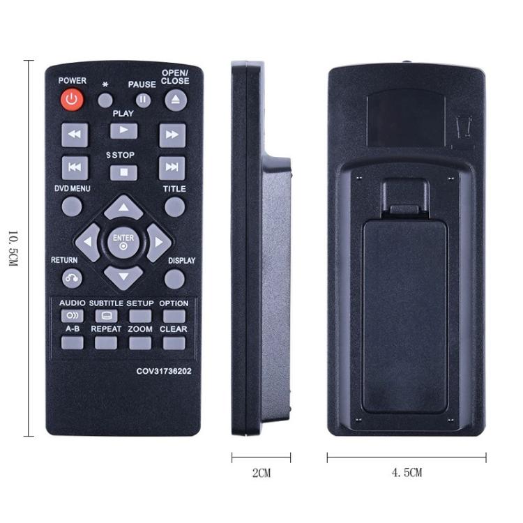 Télécommande COV31736202 pour lecteur DVD LG DP132 / DP132NU / DP132H