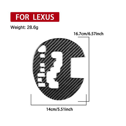 Pour 1999-2005 LEXUS IS300 Autocollant de panneau de changement de vitesse, conduite à gauche