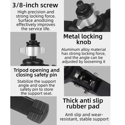 Monopod Base Tripod Support Portable Camera Stand Tripod Stand, BEXIN ST-1