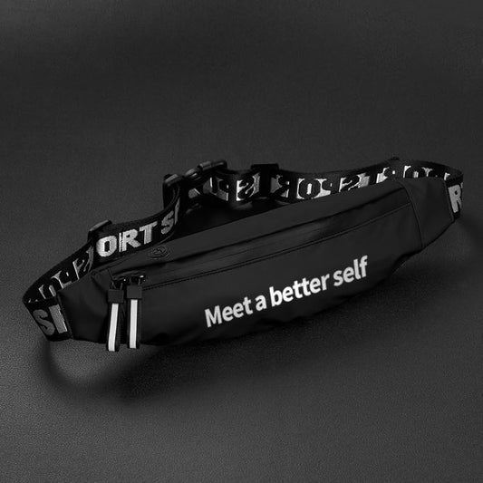 Reflective Outdoor Sports Waist Pack For Men Women Waterproof Casual Crossbody Bag