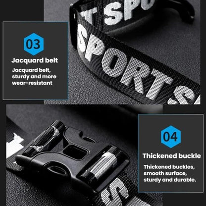 Reflective Outdoor Sports Waist Pack For Men Women Waterproof Casual Crossbody Bag