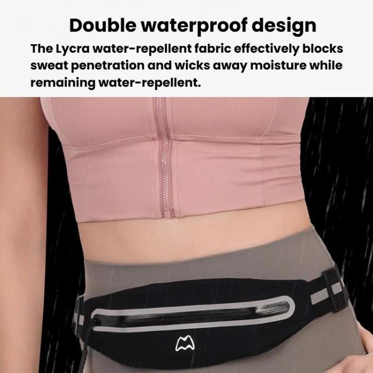 OUDU Lightweight Waterproof Reflective Waist Pack For Men Women Outdoor Portable Phone Bag