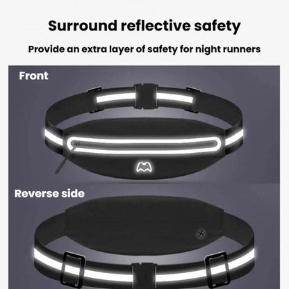 OUDU Lightweight Waterproof Reflective Waist Pack For Men Women Outdoor Portable Phone Bag