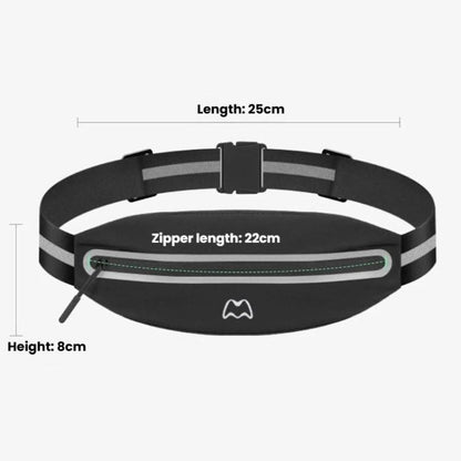 OUDU Lightweight Waterproof Reflective Waist Pack For Men Women Outdoor Portable Phone Bag