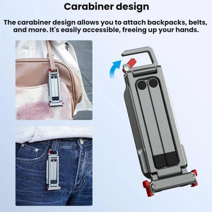 For DJI Osmo Action 6 / Nano Flymile Magnetic Quick-Release Tripod Bracket and Carabiner Clip, AC6035
