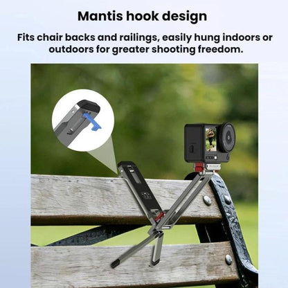 For DJI Osmo Action 6 / Nano Flymile Magnetic Quick-Release Tripod Bracket and Carabiner Clip, AC6035