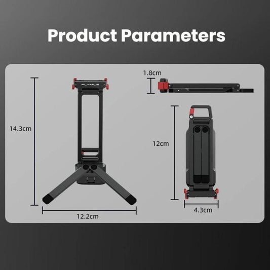 Soporte magnético de liberación rápida para trípode con mosquetón para DJI Osmo Action 3 / 4 / 5 Pro, AC5027