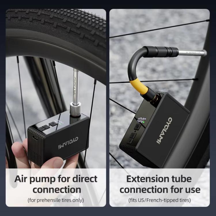Mini Inflatable Pump Portable High-Pressure Brushless Electric Bike Air Pump With Display, AM6pro