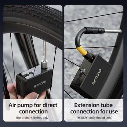 Mini Inflatable Pump Portable High-Pressure Brushless Electric Bike Air Pump With Display, AM6pro