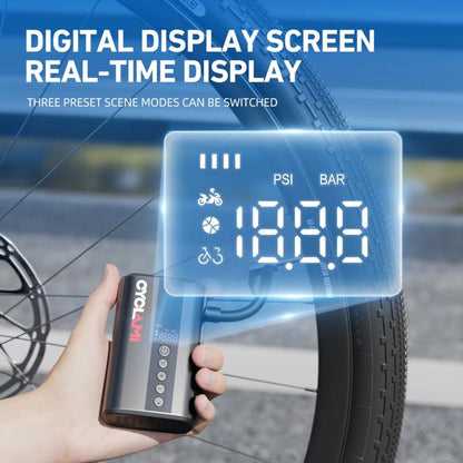Mini Electric Air Pump Bicycle Portable Digital Display Air Pump, Z5L