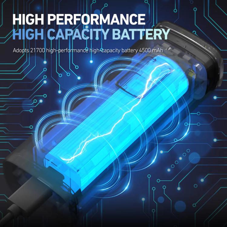 High-Capacity Rechargeable Bike Headlight Powerful Night Riding Flashlight, BR2000