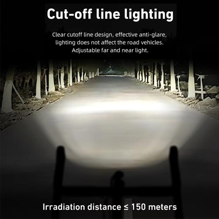 Bicycle Hanging Front Light Night Riding Road Bike Anti-Glare Under-Mount Light, CYCLAIMI CYC1000, CYCLAIMI CYC1000 PRO