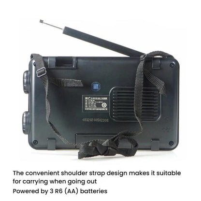 TECSUN R-305P Radio pleine bande portable avec cadran analogique rétro DSP, R-305P