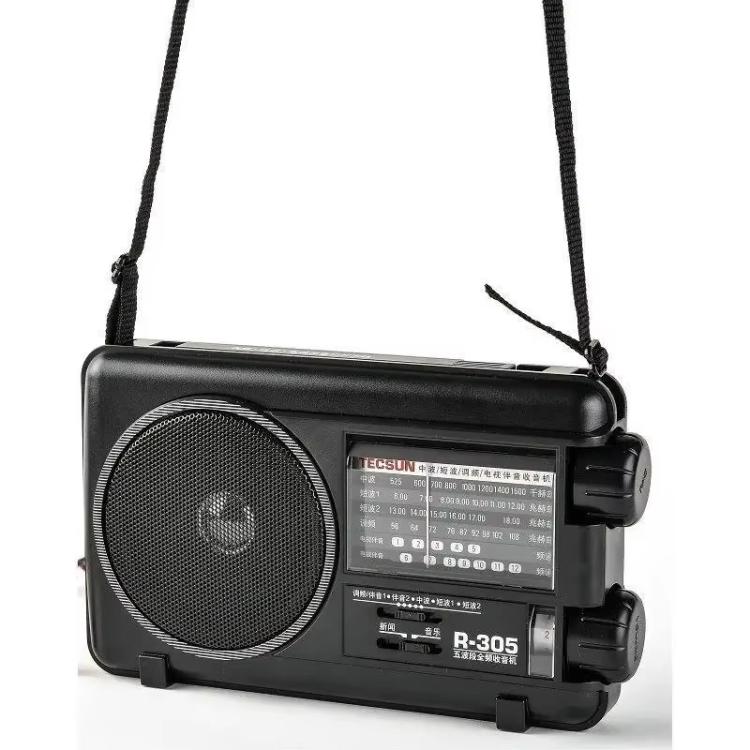 TECSUN R-305P Radio pleine bande portable avec cadran analogique rétro DSP, R-305P