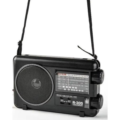 TECSUN R-305P Radio pleine bande portable avec cadran analogique rétro DSP, R-305P