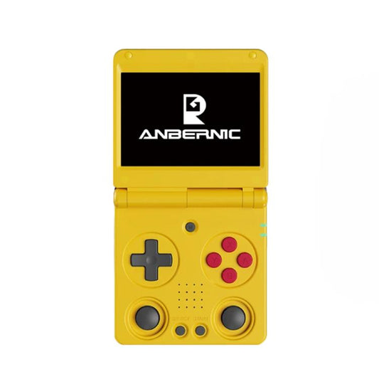 Console Rétro ANBERNIC RG 34XXSP Linux 3,4 pouces IPS, Quad-Core Cortex-A53, WiFi 5G, Clamshell avec double joystick, 64G, 64G+128G, 64G+256G