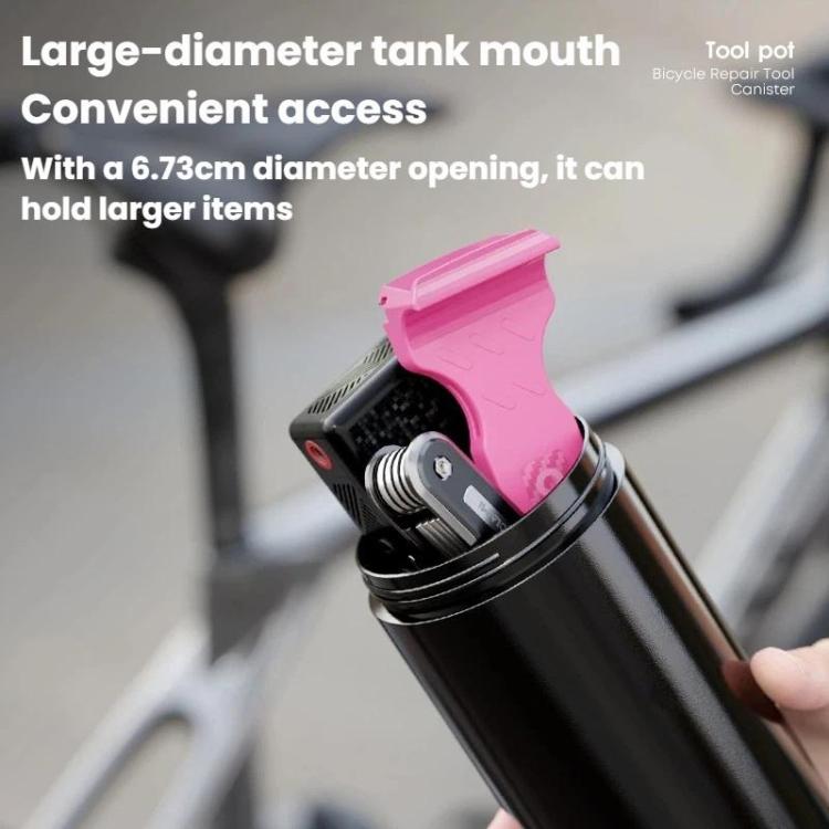 CYCLAMI Bicycle Repair Tool Canister Portable Water Bottle-Style Storage Can