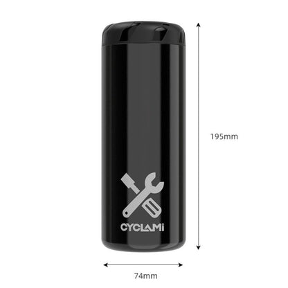 CYCLAMI Bicycle Repair Tool Canister Portable Water Bottle-Style Storage Can