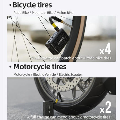 Mini Display Equipped Air Pump Portable High Pressure Smart Bicycle Electric Air Pump, AM6