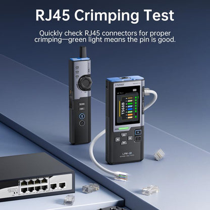 FNIRSI Multifunctional Cable Finder with Anti-interference PoE Cable Tester, LPM-10A
