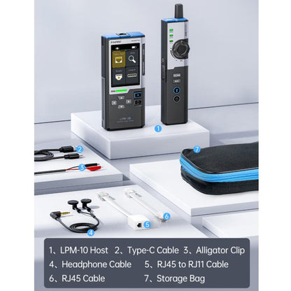 FNIRSI Multifunctional Cable Finder with Anti-interference PoE Cable Tester, LPM-10A
