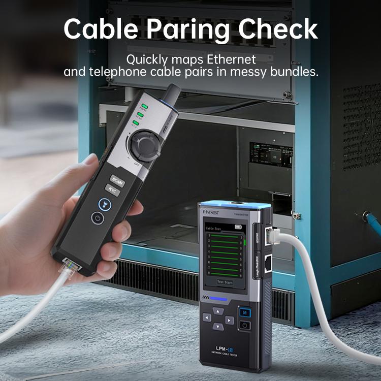 FNIRSI Multifunctional Cable Finder with Anti-interference PoE Cable Tester, LPM-10A