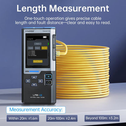 FNIRSI Multifunctional Cable Finder with Anti-interference PoE Cable Tester, LPM-10A