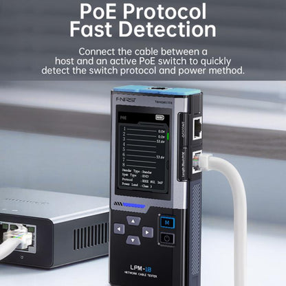 FNIRSI Multifunctional Cable Finder with Anti-interference PoE Cable Tester, LPM-10A