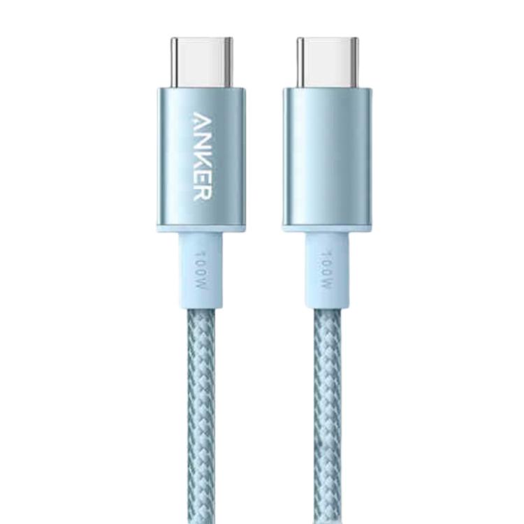 ANKER A8756 1m Braided PD100W Type-C Nylon Fast Charging Cable