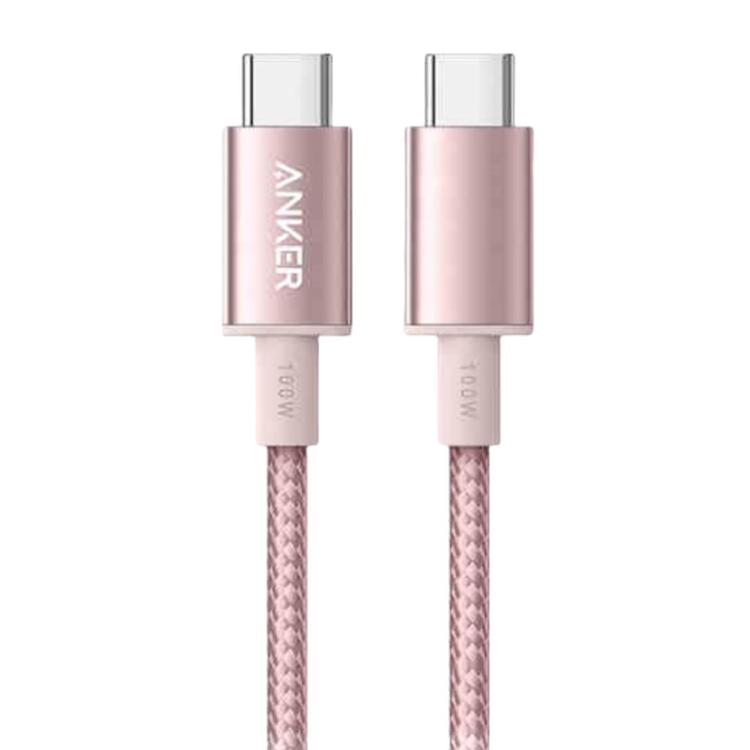 ANKER A8756 1m Braided PD100W Type-C Nylon Fast Charging Cable