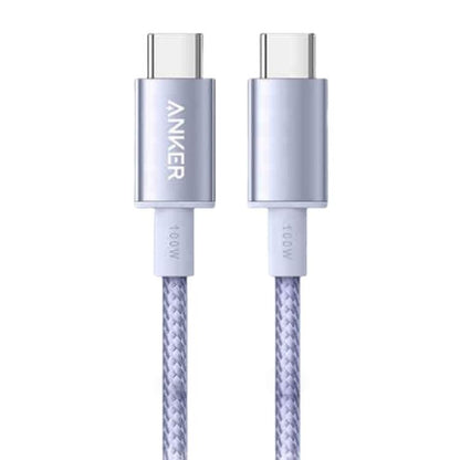 ANKER A8756 1m Braided PD100W Type-C Nylon Fast Charging Cable