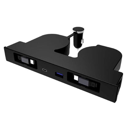 Station d'accueil de chargement centrale pour voiture pour Tesla Model Y Juniper 2025+ / Model 3 Highland 2024+, 8 broches+Type-C, Type-C+Type-C