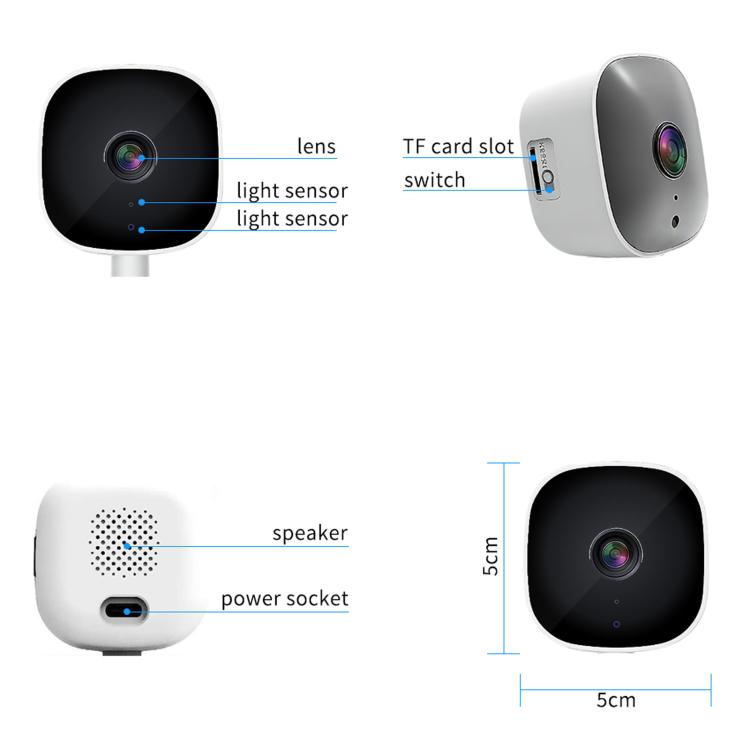 Night Vision Home Surveillance HD Camera For Remote Smart Monitoring, K14