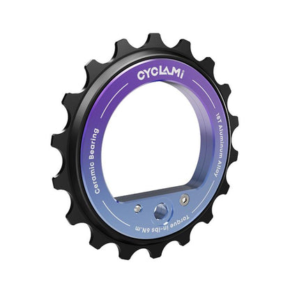 Poulie de dérailleur arrière excentrique creuse 18T avec roulement en céramique, Pièces de vélo DIY, CYCLAMI CYC-18T
