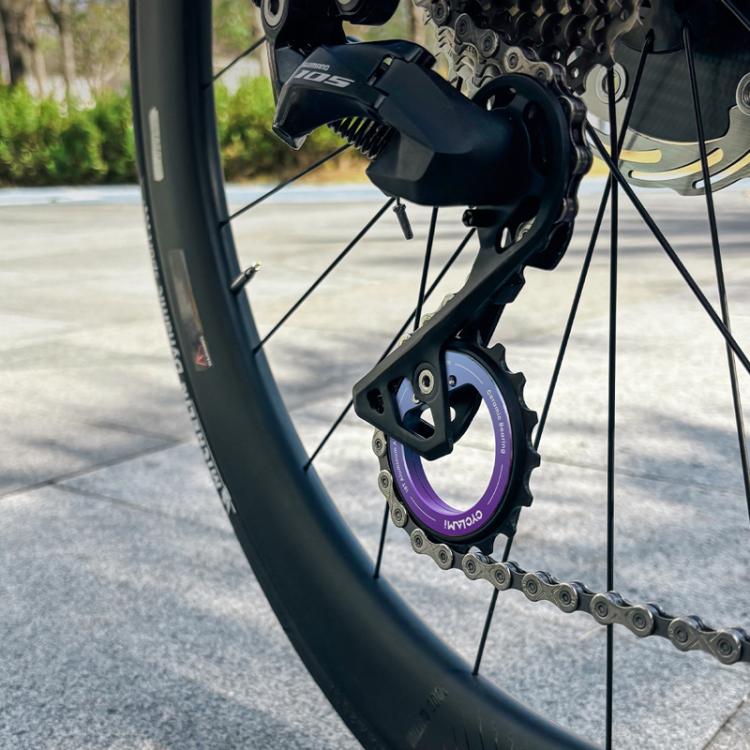 Poulie de dérailleur arrière excentrique creuse 18T avec roulement en céramique, Pièces de vélo DIY, CYCLAMI CYC-18T