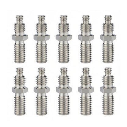 Cloud Platform Central Axis 1/4 To 3/8 inch Tripod Adapter Camera Screw, 10pcs E7, 10pcs E8