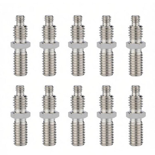 Cloud Platform Central Axis 1/4 To 3/8 inch Tripod Adapter Camera Screw, 10pcs E7, 10pcs E8
