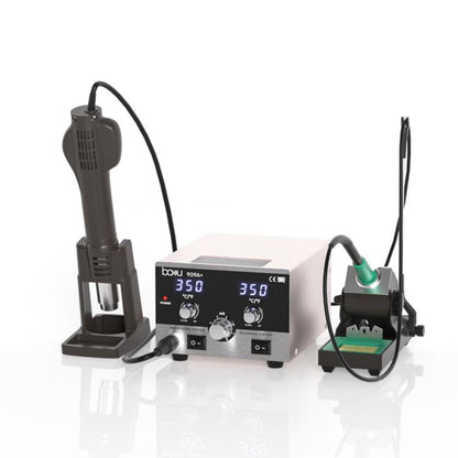BAKU BA-909A+ 800W Digital Hot Air Rework Station & Soldering Iron 2-in-1, with Temp Lock, Sleep Mode for Phone/PCB Repair, 110V US Plug, 220V EU Plug